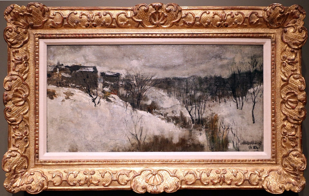 John Henry Twachtman. Bloody Run (1882). Oil on canvas. Collection of the Cincinnati Art Museum.
