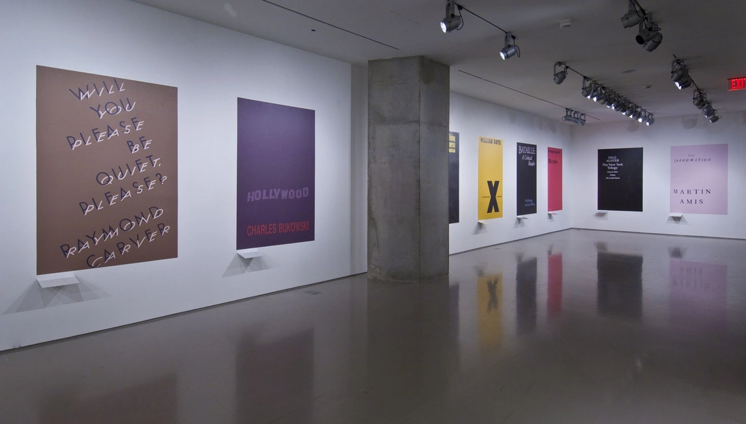 Julião Sarmento: Library, installation perspective at the Contemporary Arts Center, Cincinnati, 2011.