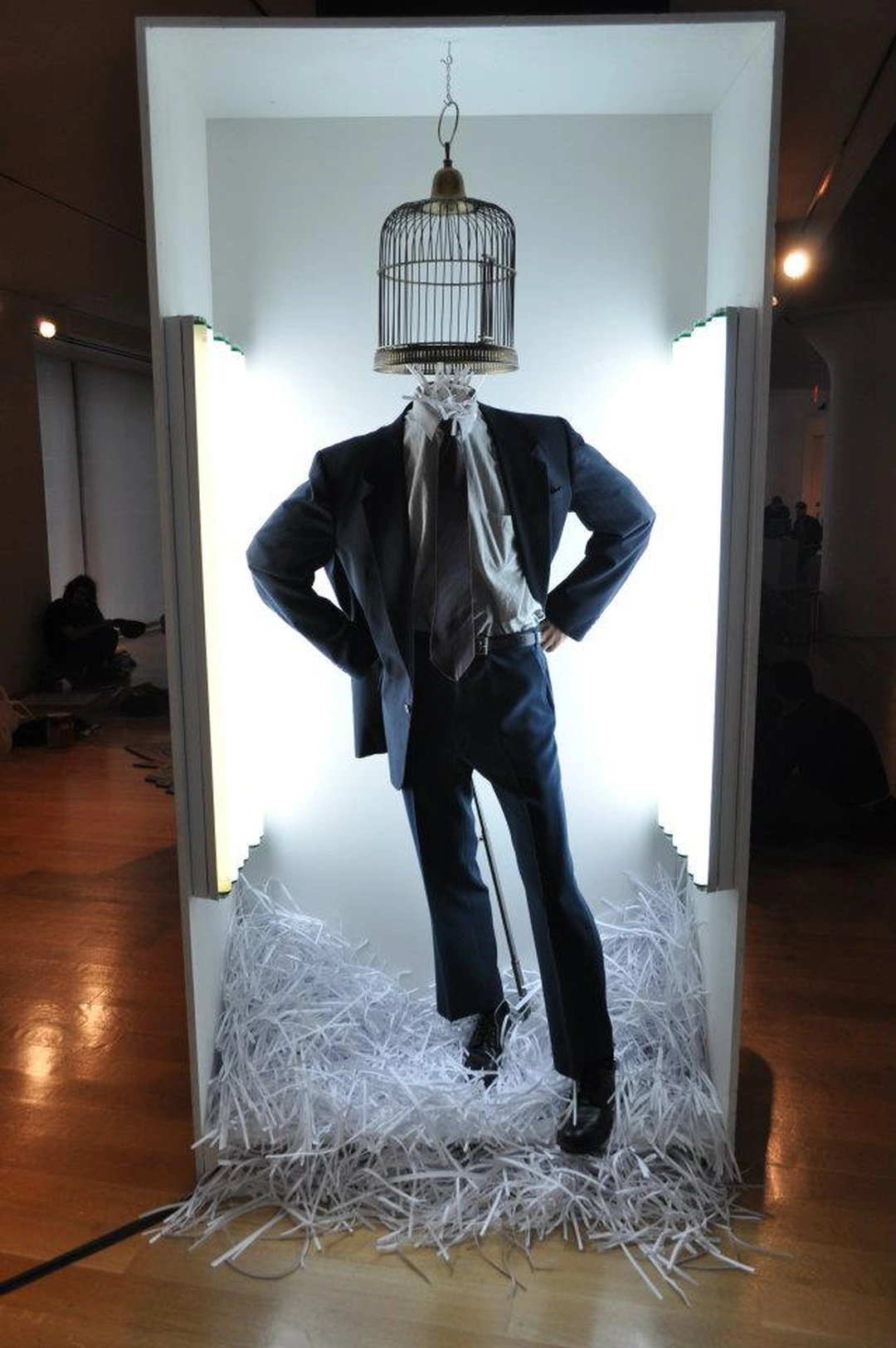 Bunk News, installation view at PAFA, Philadelphia, 2011. Photo by Michael Englender.