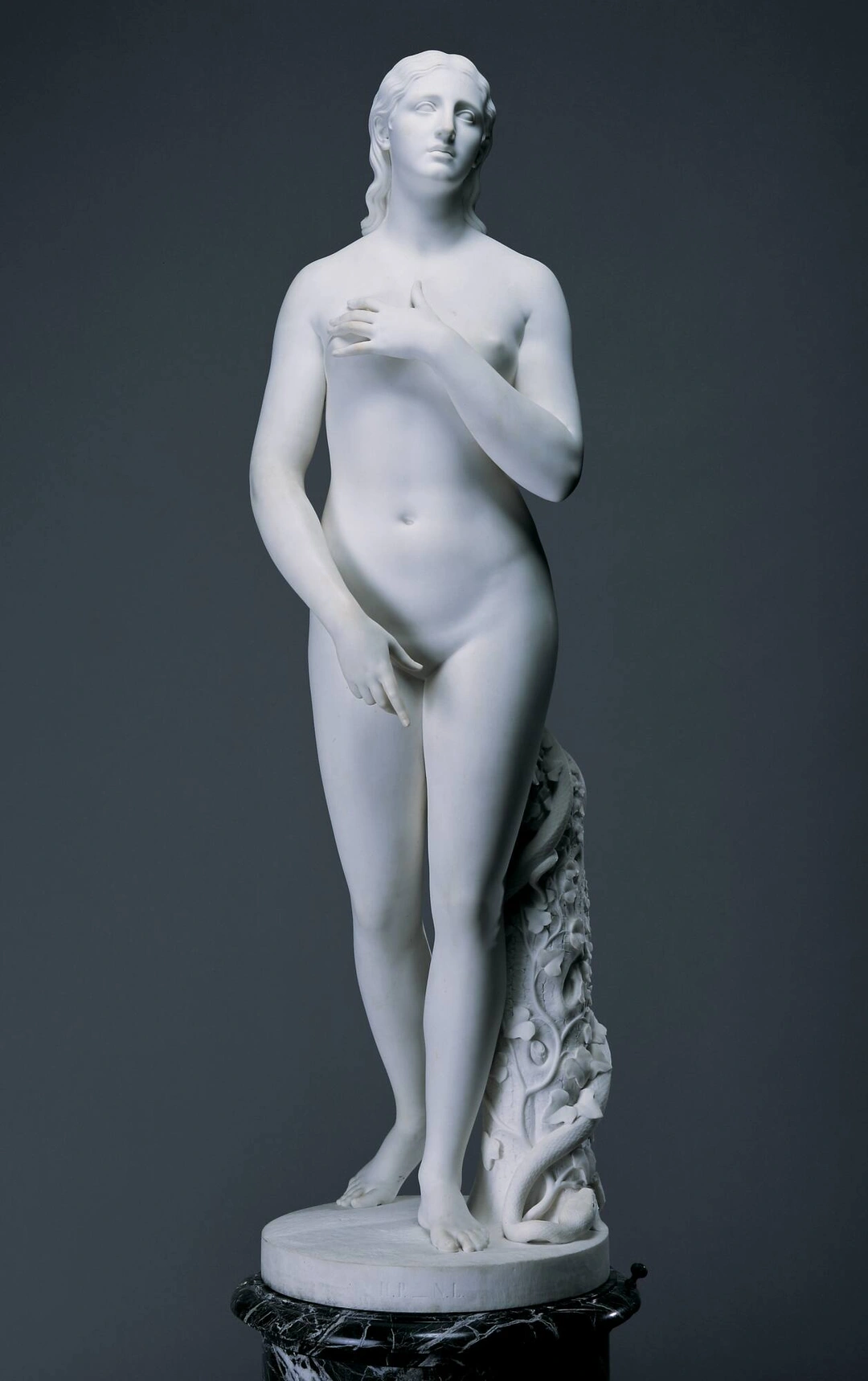 Hiram Powers, Eve Disconsolate, 1872–1877, marble.