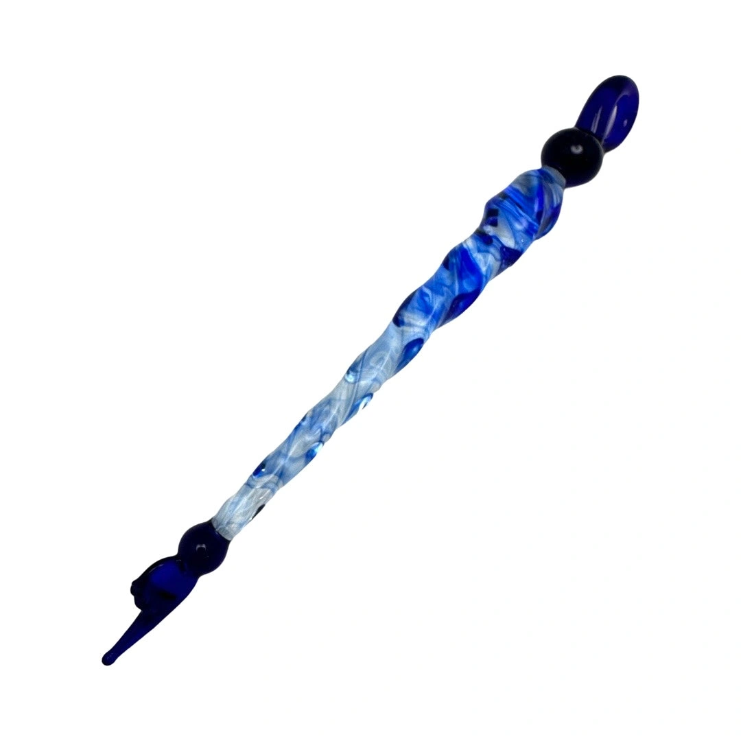 Michael Gore, Cobalt Sfumato Yad, hand-blown Venetian glass.