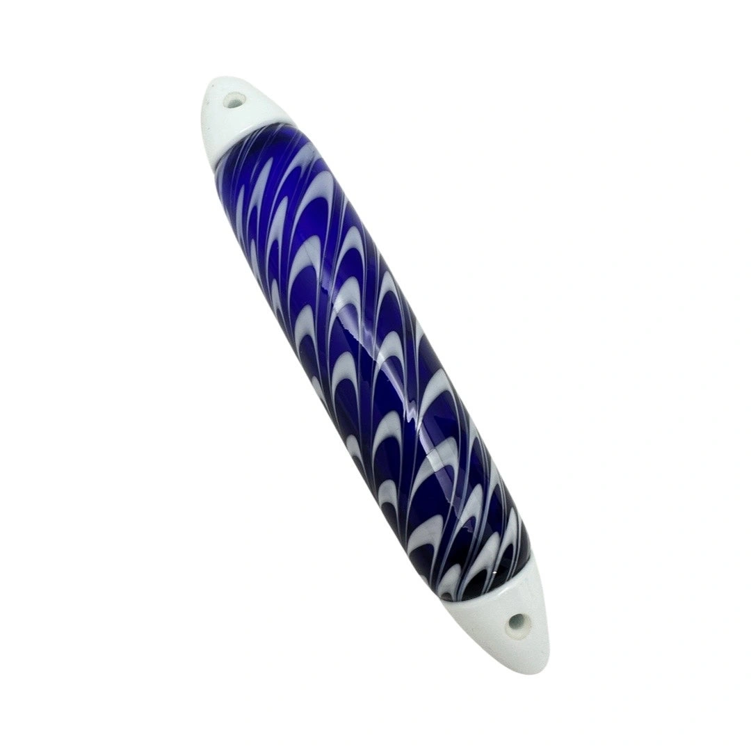Michael Gore, Cobalt Mezuzah, hand-blown Venetian glass.
