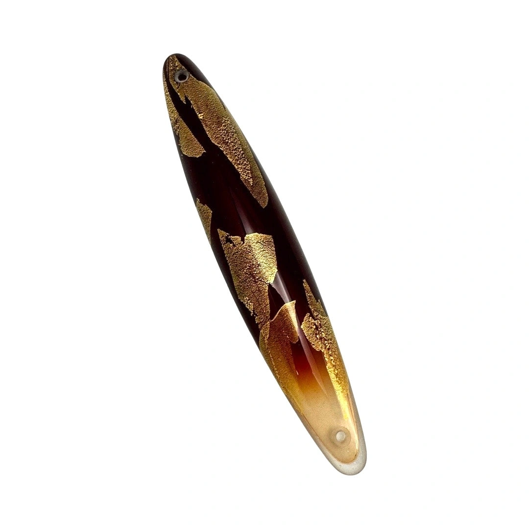 Michael Gore, Red Mezuzah, Venetian glass with Avventurina details.