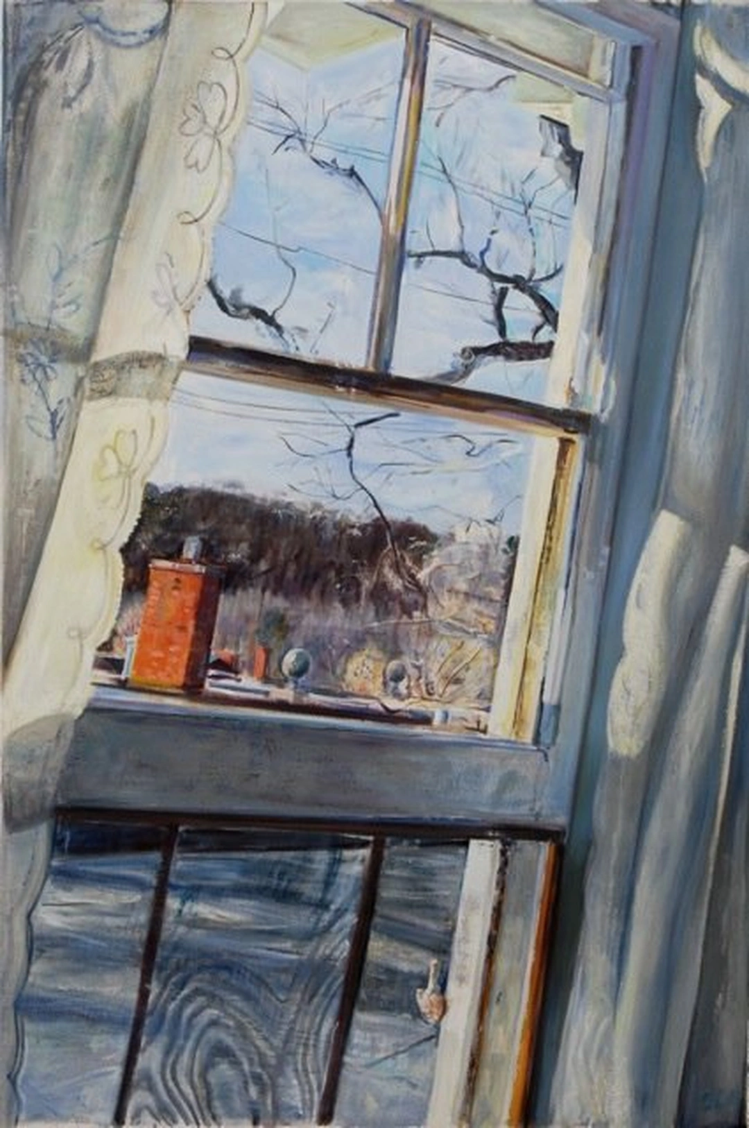 Cole Carothers, Sideways Afternoon, 2011, oil on panel.