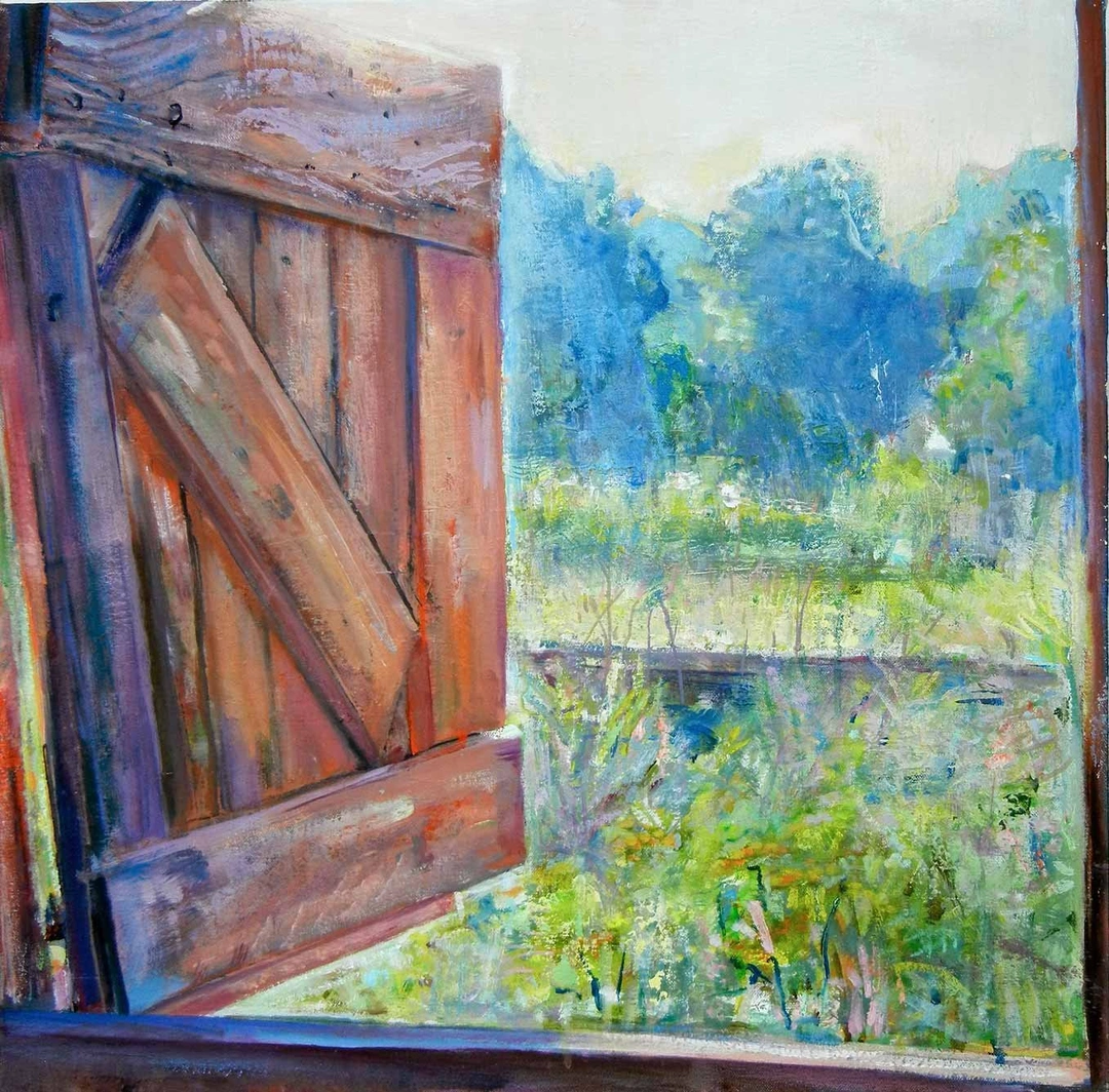 Cole Carothers, Light Dissolves, oil on canvas.