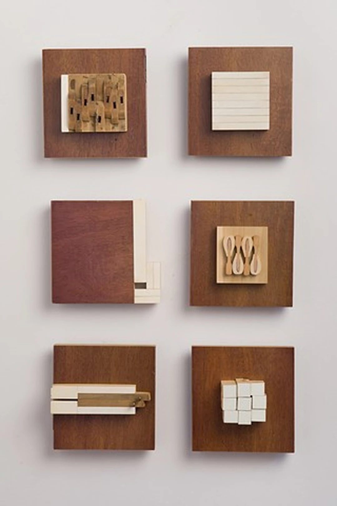 Jennifer Grote, Edification, wood and deconstructed piano pieces.