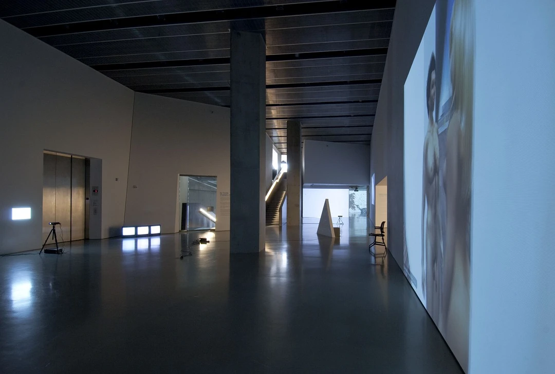 Installation view of Is This Thing On? on the second floor of the Contemporary Arts Center, Cincinnati, December 2011. Photo by Tony Walsh.