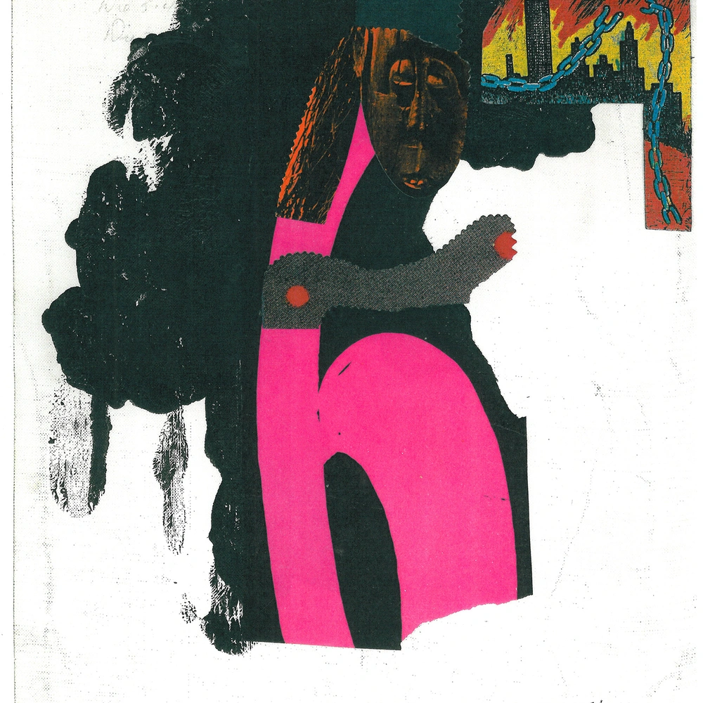 Michael Scheurer, Untitled #27 (Paint Series), mixed media on cement board.