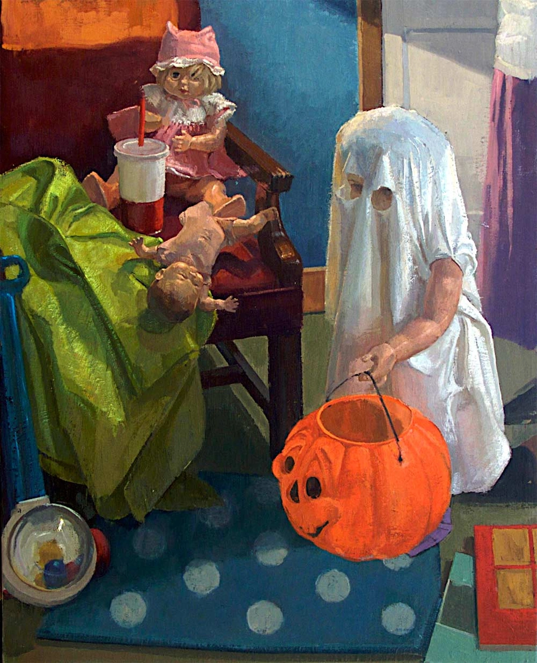Nicole McCormick Santiago, Ghost, 2010, oil on canvas, 30 x 24 in.