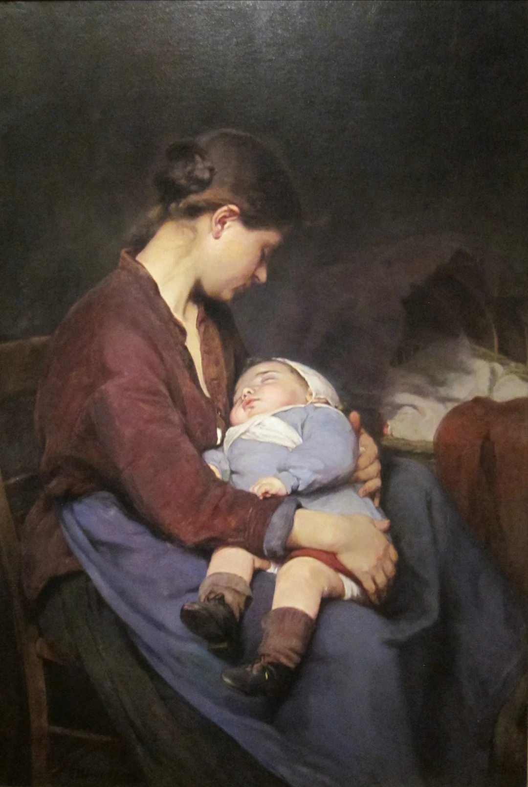 Elizabeth Nourse, A Mother (Une mère / La Mère), 1888, oil on canvas.
