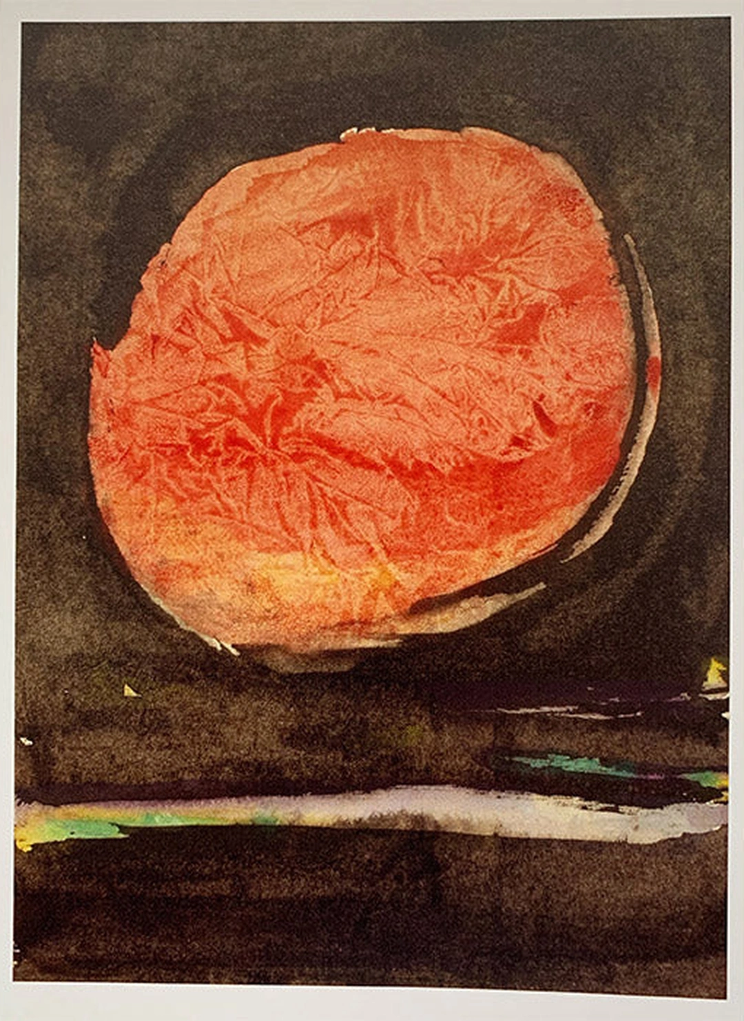 Tawara Yūsaku, Untitled, ink and color on paper.