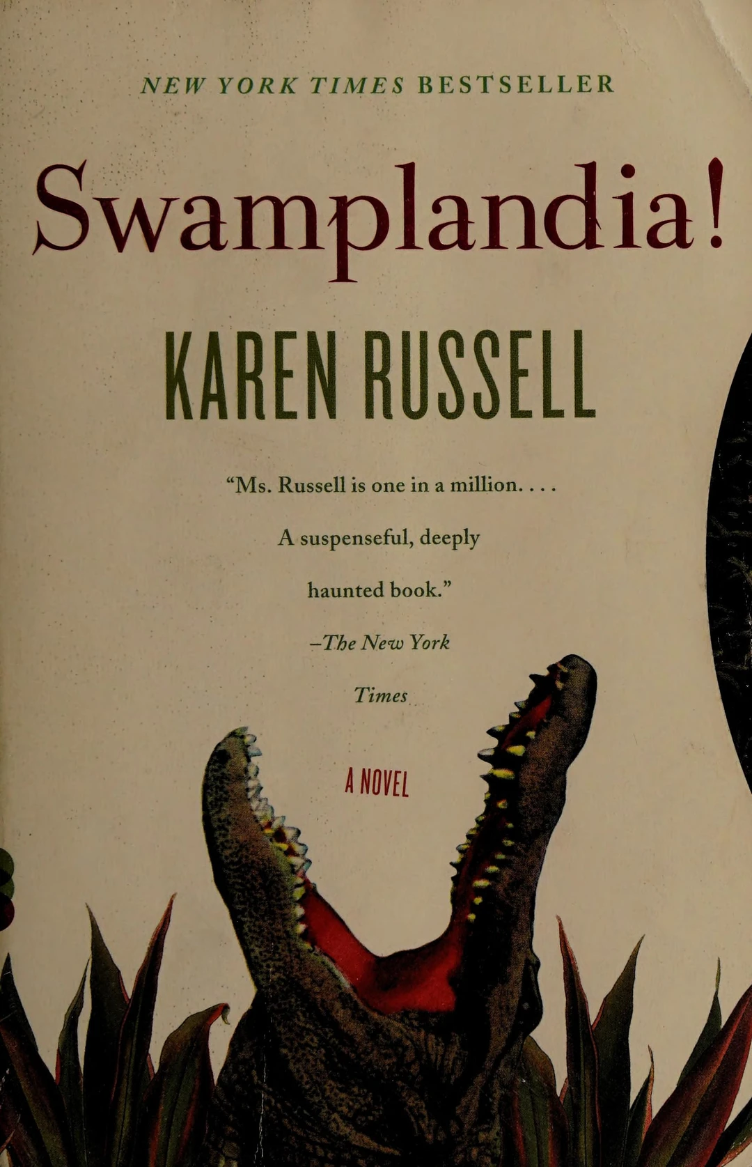 Karen Russell, Swamplandia!, Alfred A. Knopf, 2011. First edition cover.