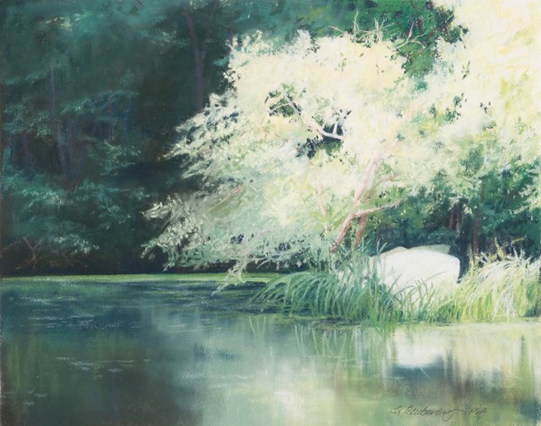Stacie Seuberling, Summertime, pastel, 16 x 20 in.