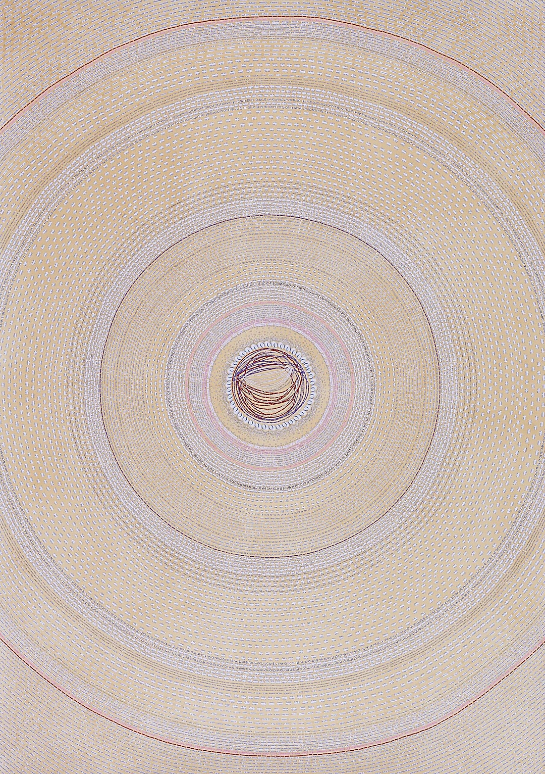 Ambreen Butt, I am the rejection of you, 2011. Installation view (10 ft circle), Realms of Intimacy: Miniaturist Practice from Pakistan, Contemporary Arts Center (CAC), Cincinnati, curated by Justine Ludwig.