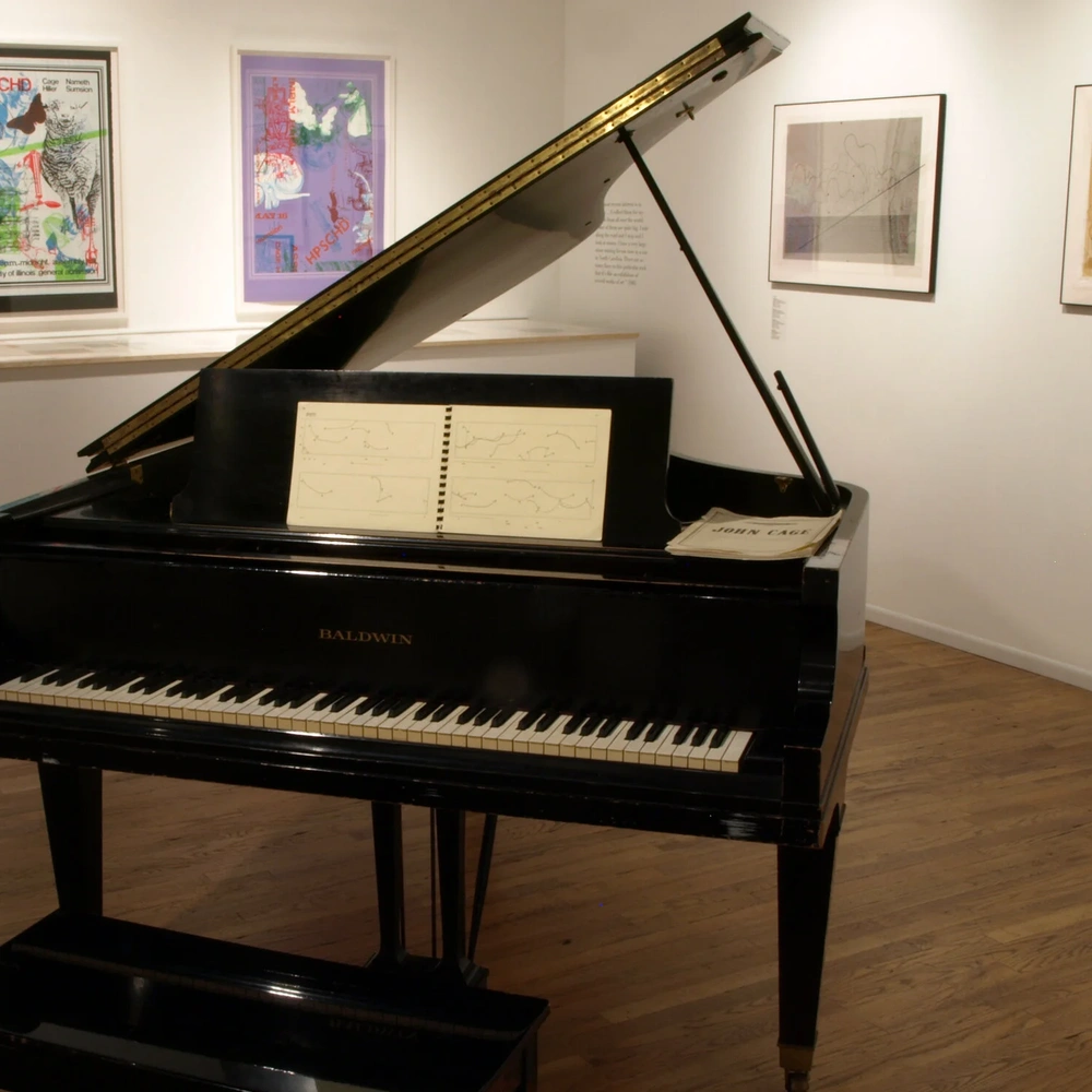 John Cage, Prepared Piano installation view at Carl Solway Gallery.