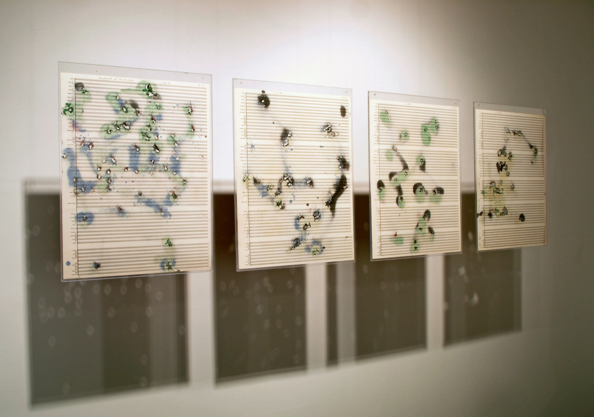 Dick Higgins, Symphony #186: The Well Colored Symphony from A Thousand Symphonies installation view at Carl Solway Gallery.