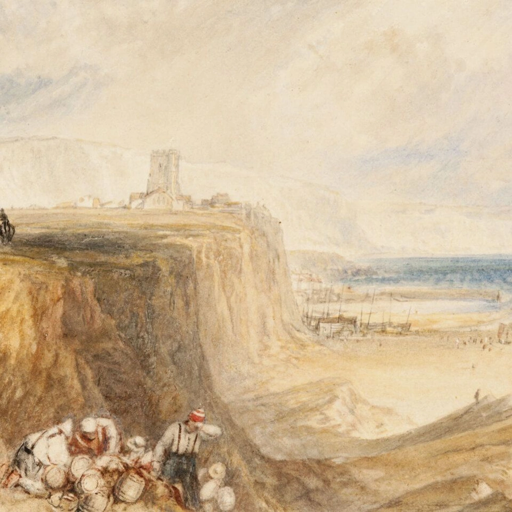 Joseph Mallord William Turner, Folkestone, Kent, about 1822, watercolor on paper at the Taft Museum of Art.