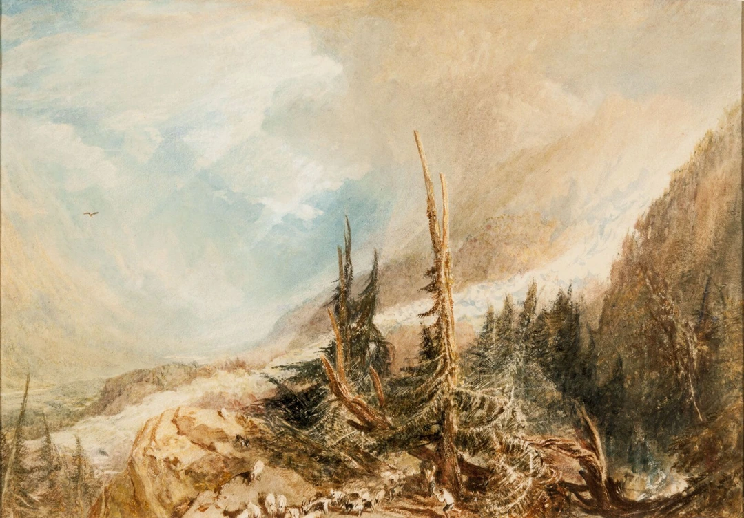 Joseph Mallord William Turner, The Valley of Chamouni (Chamonix), about 1809, watercolor on paper at the Taft Museum of Art.