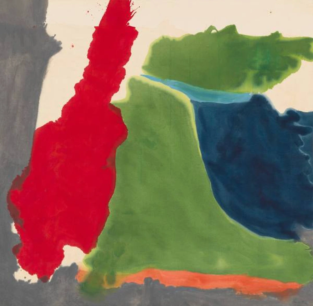 Helen Frankenthaler, Rock Pond, 1962–1963. Cincinnati Art Museum.