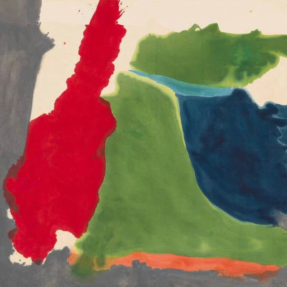 Helen Frankenthaler, Rock Pond, 1962–1963. Cincinnati Art Museum.
