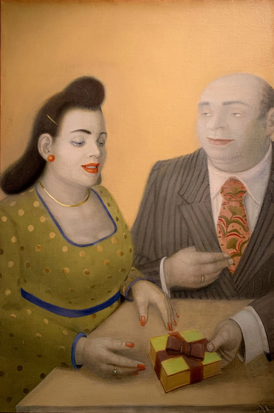 David Miretsky, Present, oil on canvas, 24 x 36 in., 2012. Courtesy of the artist.