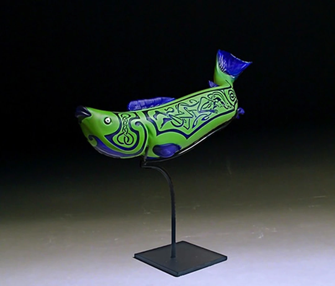 Eoin Breadon, Fourth Transformation of Tuan, blown glass.