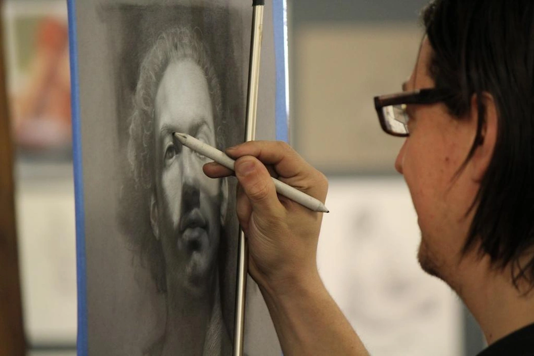Manifest Drawing Center, portrait drawing workshop session, March 2012.
