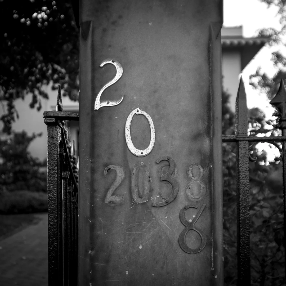 Matthew Albritton, "Taft Birthplace: Address Numbers," 2011, digital capture, archival digital print, 14 x 14 in. Photo courtesy of Taft Museum of Art.