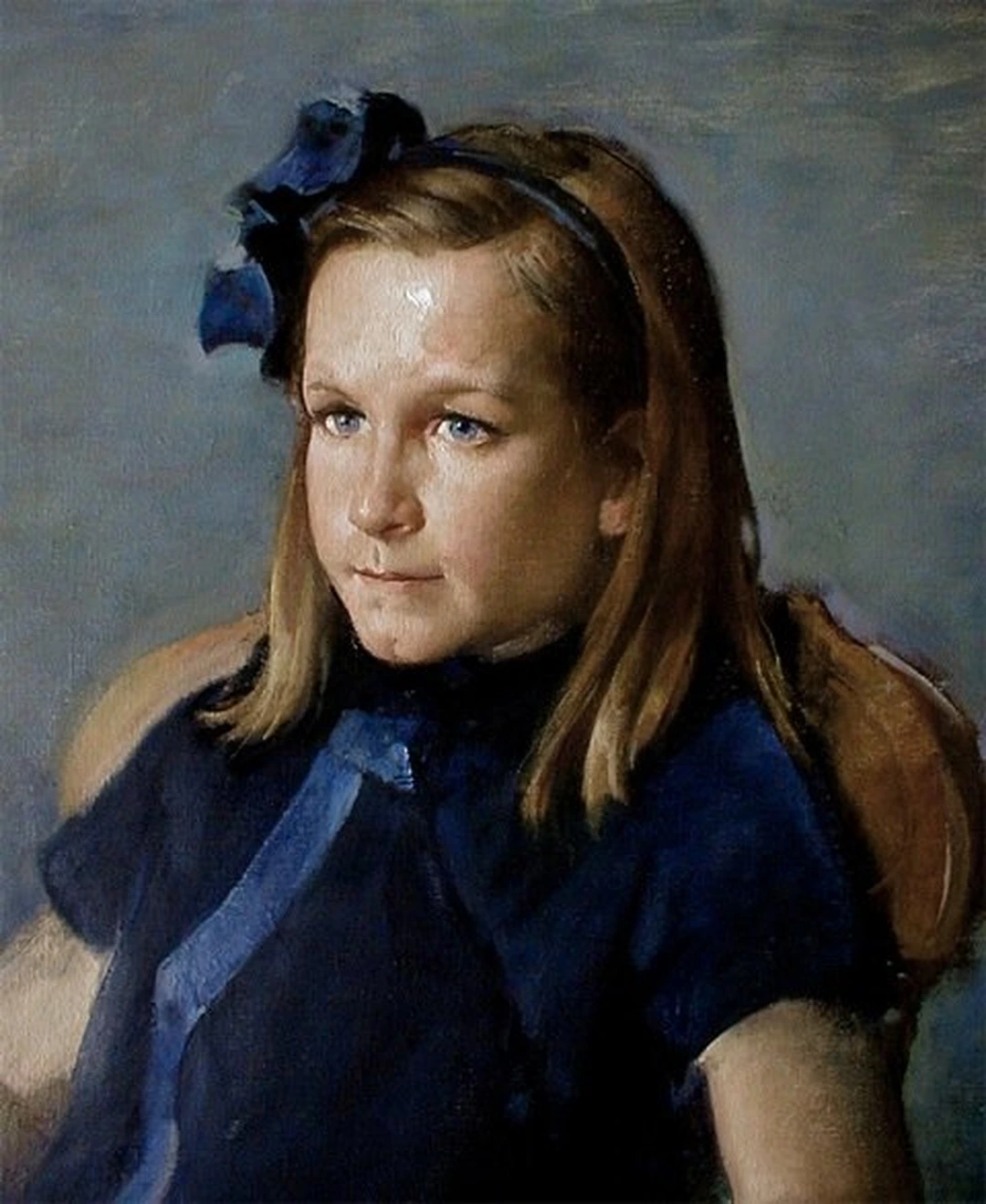 Burton Silverman, Young Girl Commissioned.