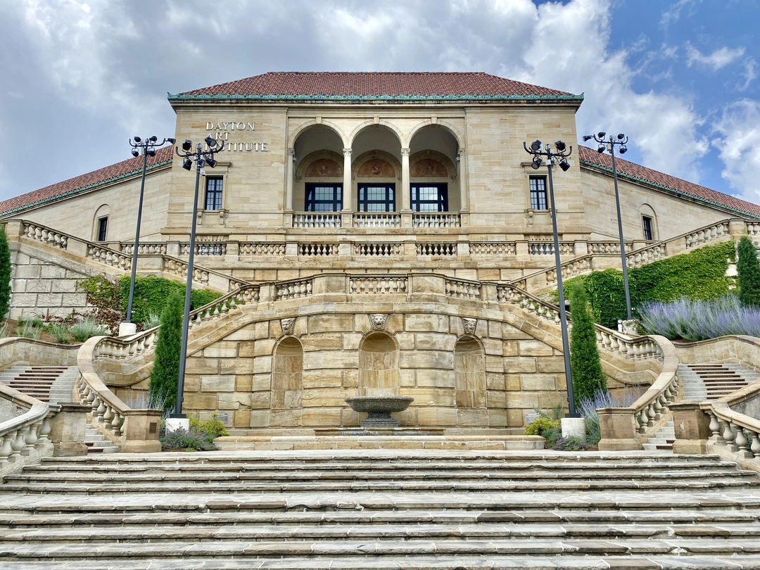 The Dayton Art Institute in Dayton, Ohio, participating in the national Blue Star Museums initiative.