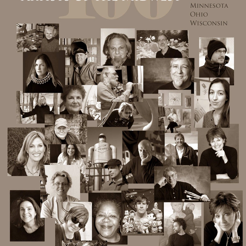 Cover of 100 Artists of the Midwest by E. Ashley Rooney