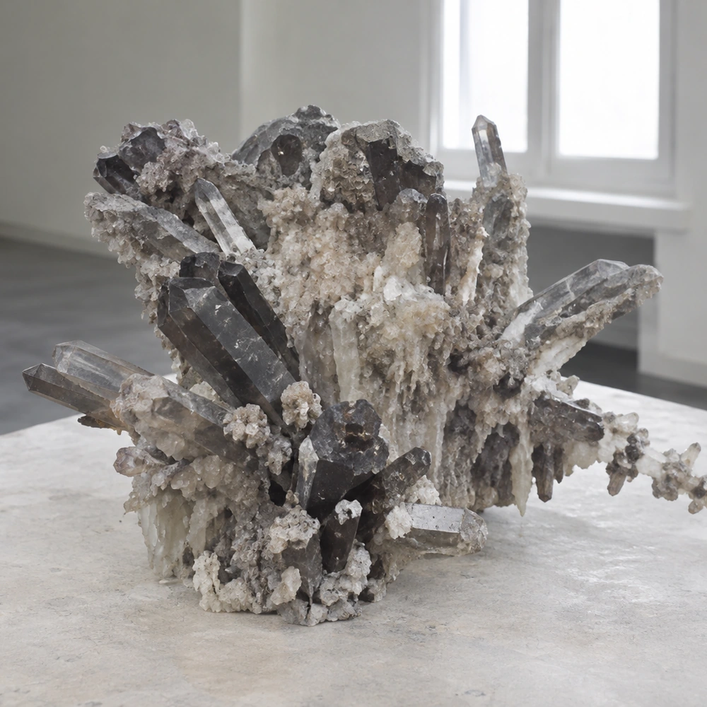 “Arthrocereus-Halide (OEL #38)”, Jonah Freeman & Justin Lowe, 2012, Quartz, Plastic, Resin, Epoxy.