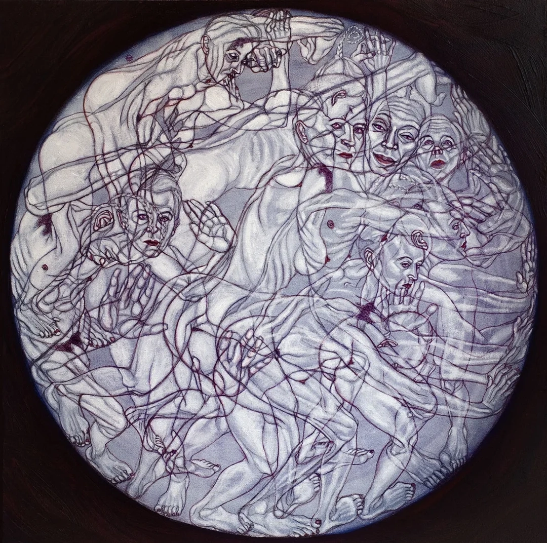 Painting by Sol Kjøk. Photograph from the artist's portfolio. Related image located during this archive's reconstruction.
