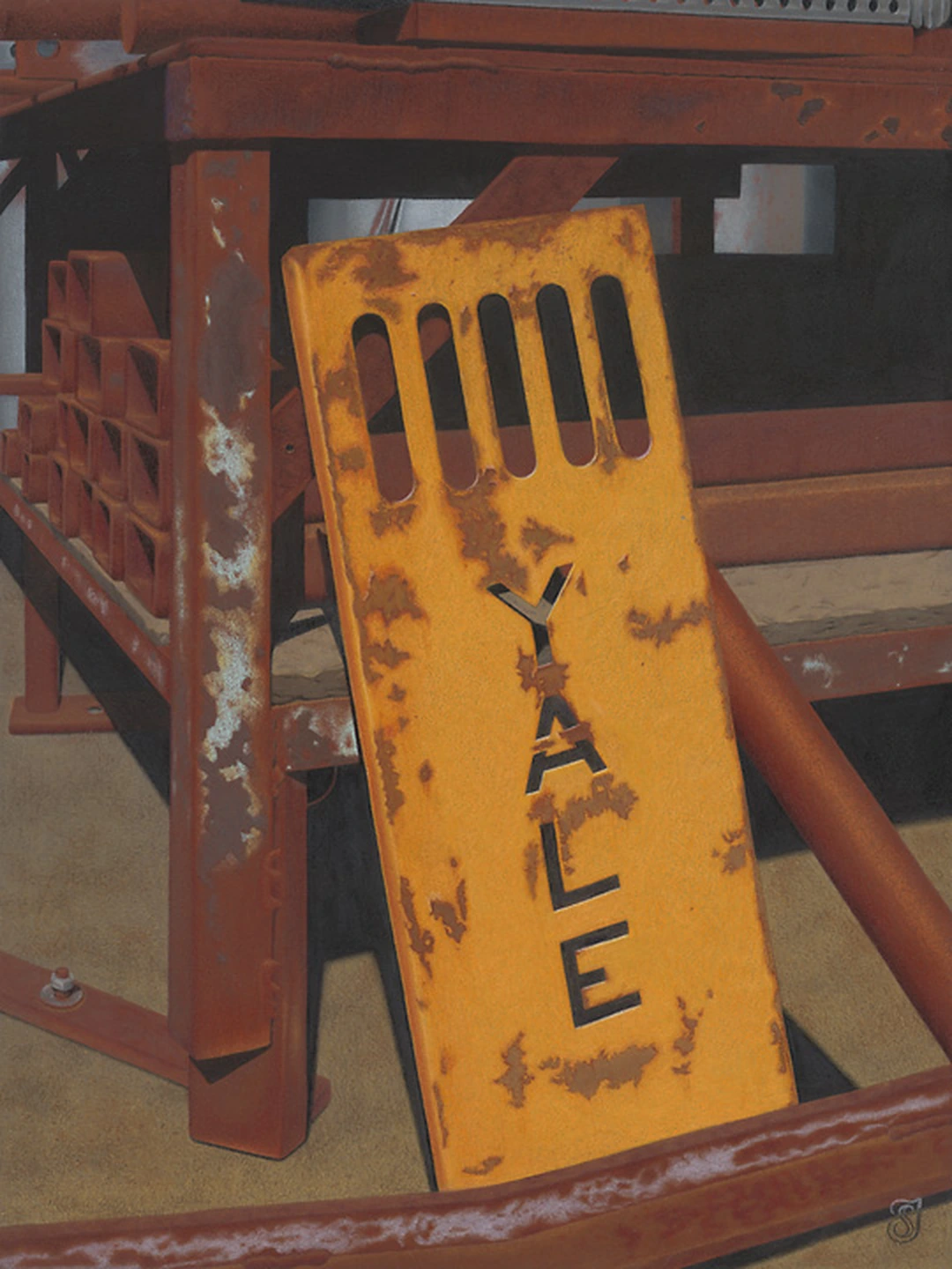 Susan Jones, Another Man's Treasure, colored pencil on Ampersand Pastelbord, 12 x 16 in., 2012