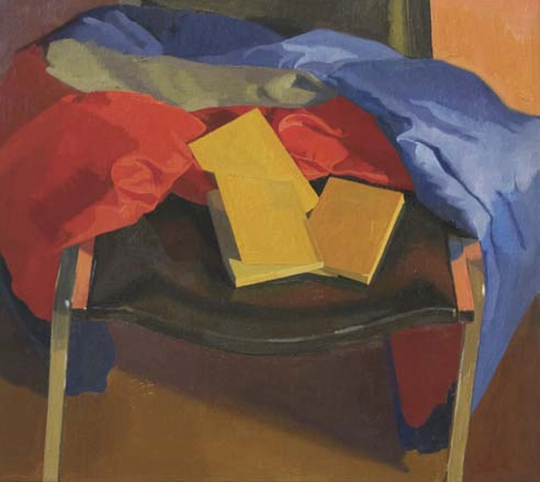 Tyler Wilkinson, Primary (2012), oil on linen, from the official Manifest 68 catalog; external contextual work, not an original article image.