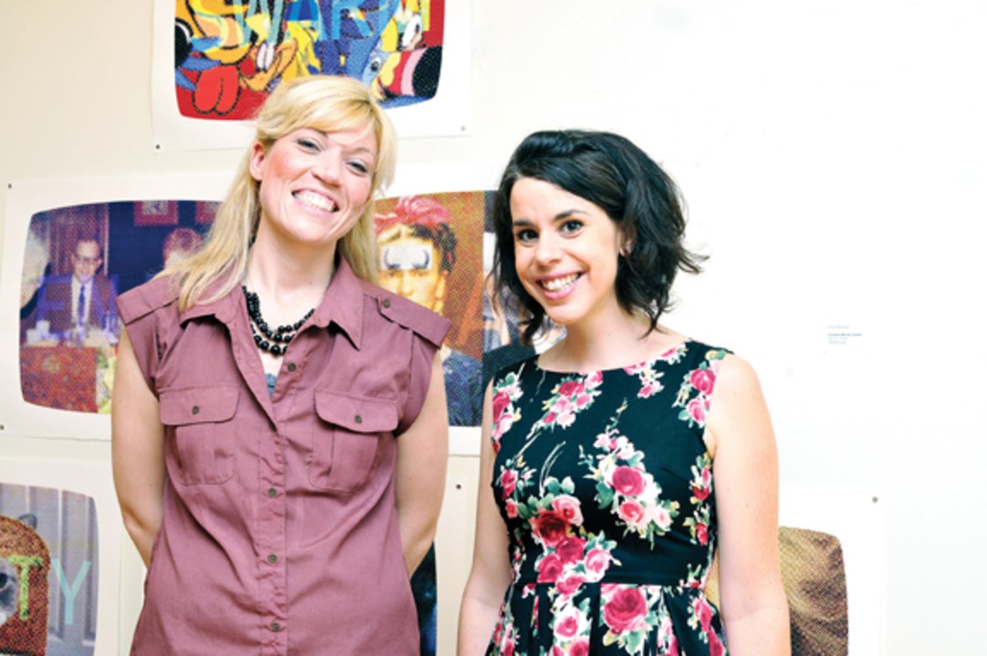 Jen Edwards and Jennifer Feld, Co-Curators of The Thompson House Shooting Gallery.