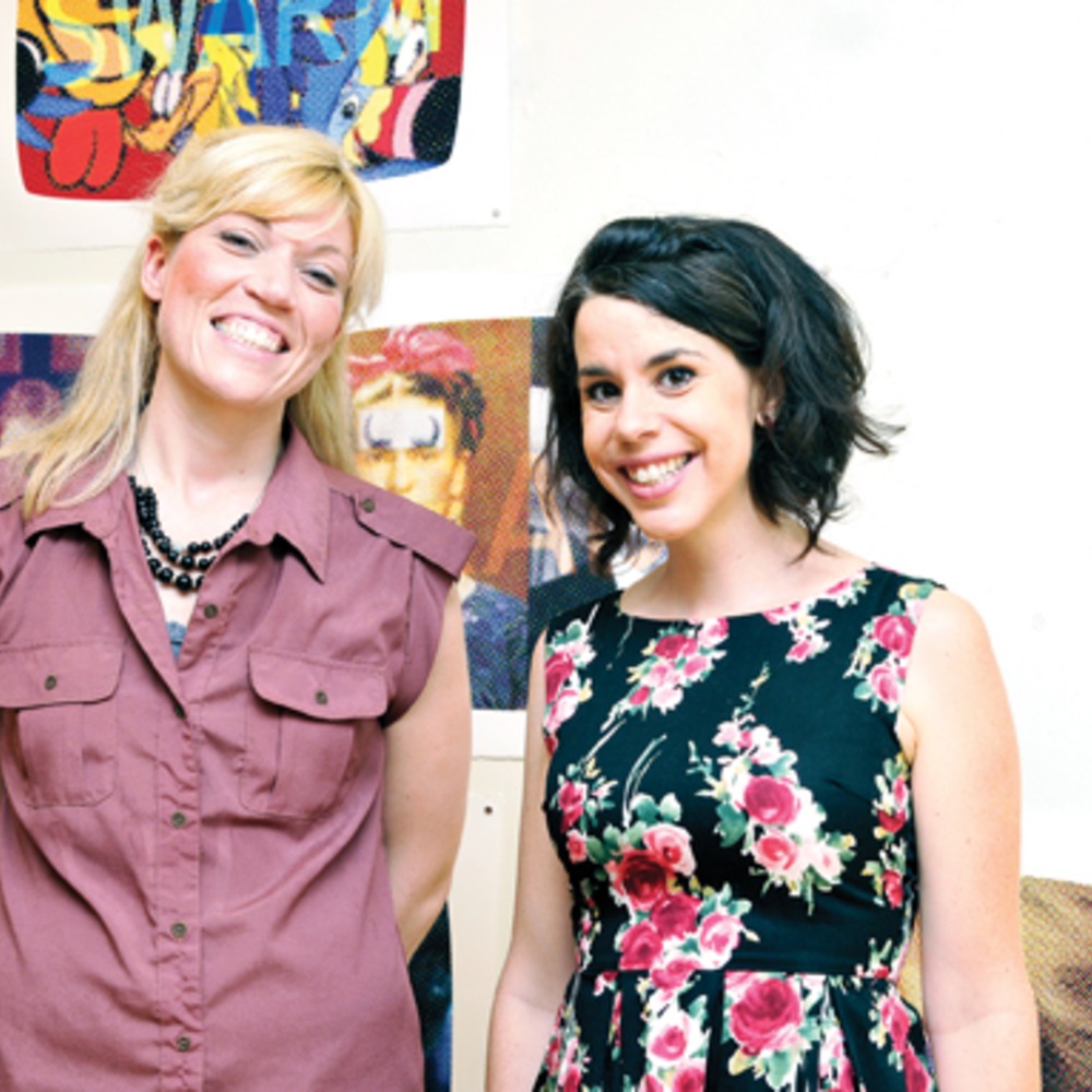 Jen Edwards and Jennifer Feld, Co-Curators of The Thompson House Shooting Gallery.