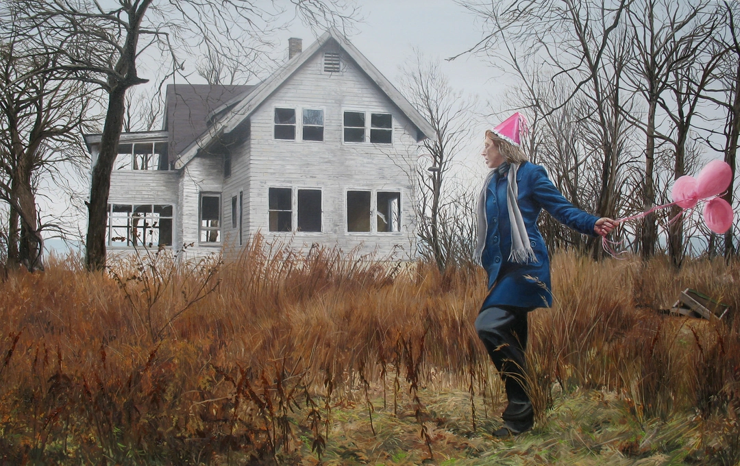 Another New Year's Day, Kevin Muente, 30" x 48" oil on canvas, 2012