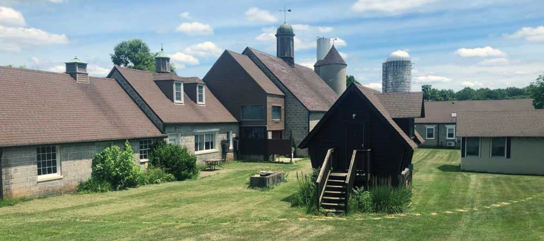 VCCA Studio Barn complex at Mt. San Angelo; image published by VCCA in 2022. (Related image located during this archive's reconstruction.)