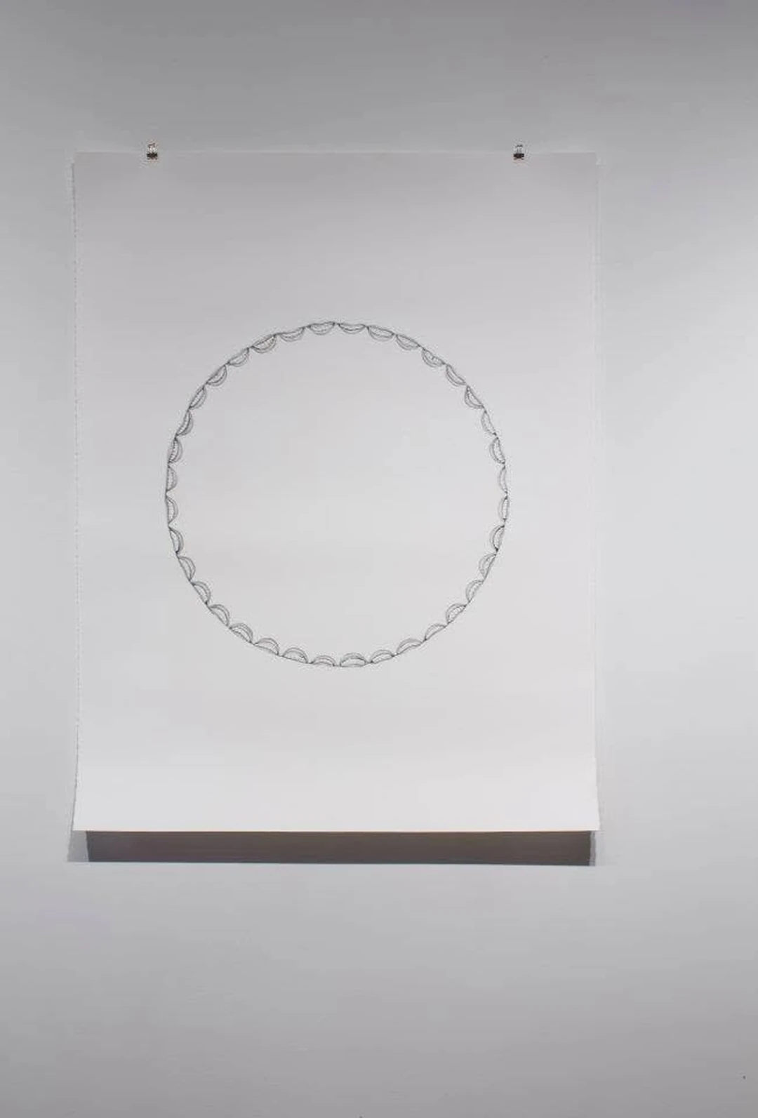 Britni Bicknaver, “Yes.” graphite on paper
