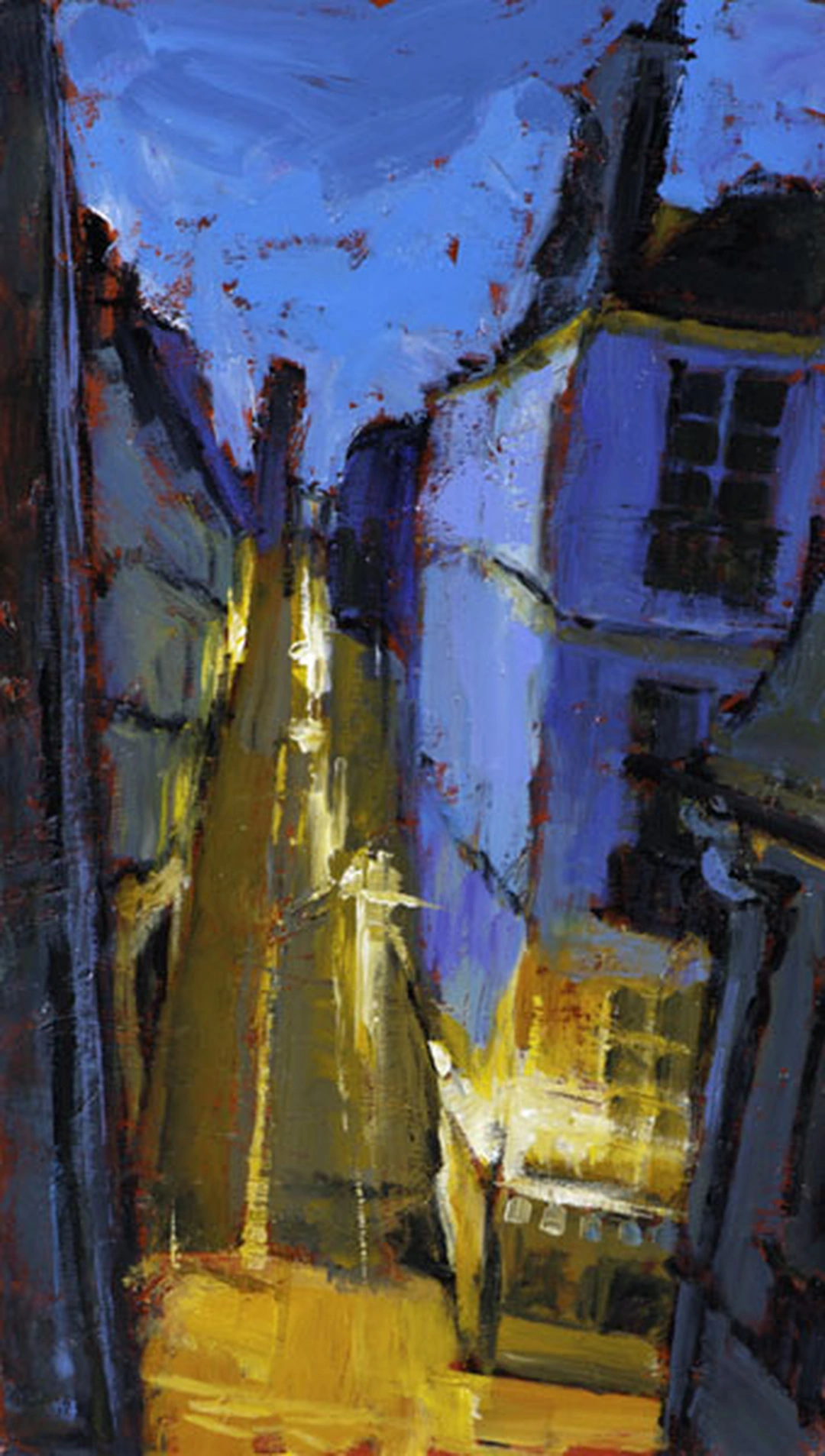 Just Before Dawn, Paris 72, Donna Talerico Reproduction from the artist’s website.