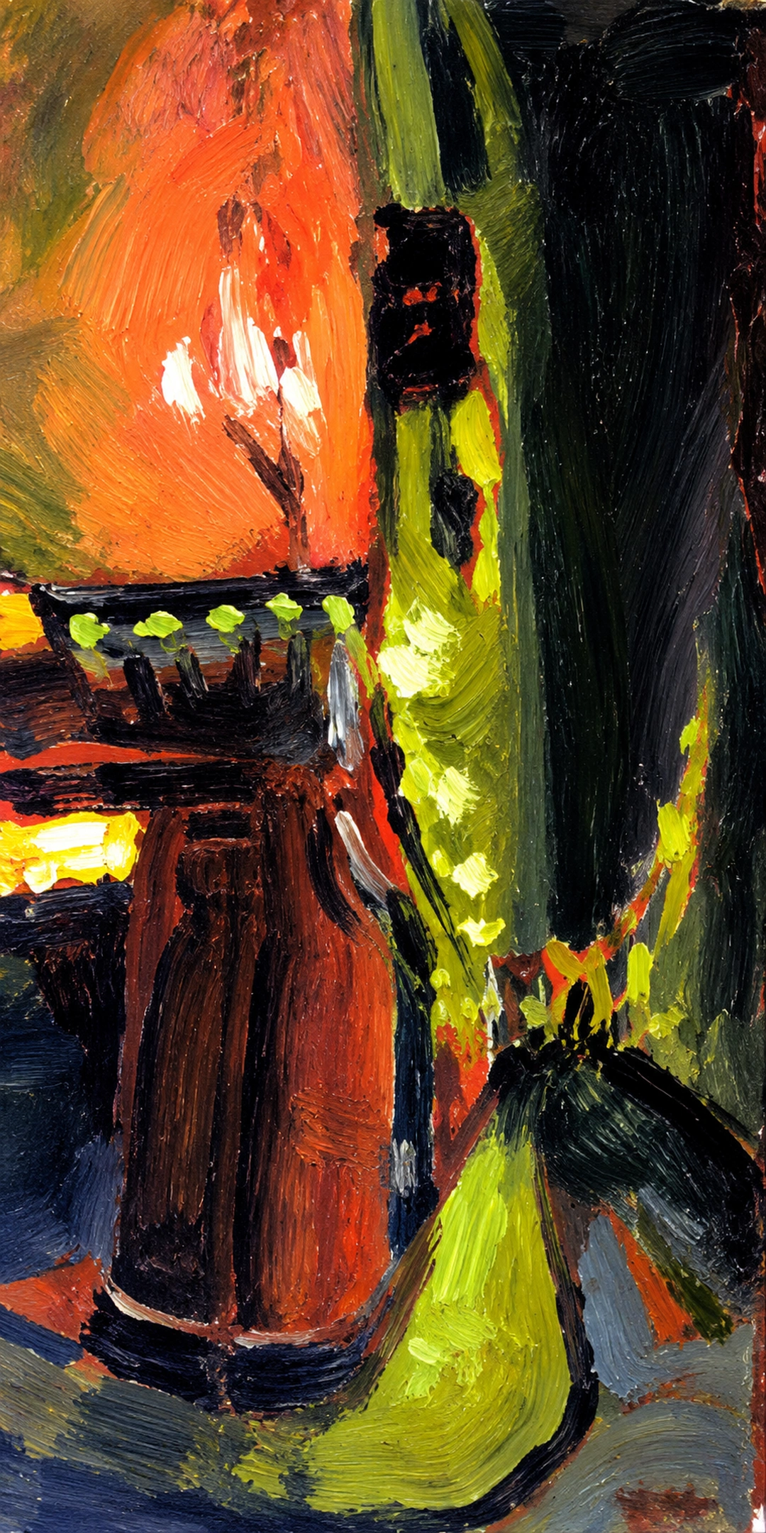 Café Six, quartier Latin, Donna Talerico 18 x 36 (Digitally enhanced. May contain discrepancies from the original artwork.)