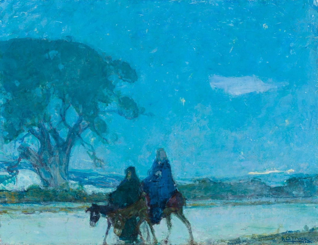 Henry Ossawa Tanner, Flight into Egypt, ca. 1907-1912, oil on canvas, Fanny Bryce Lehmer Endowment, 2002.47