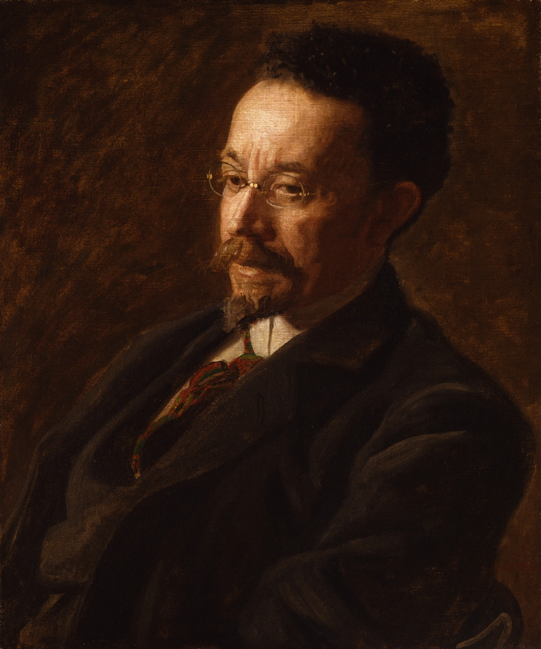 Thomas Eakins (American 1844-1916) Portrait of Henry O. Tanner, c. 1897 Oil on canvas, 24 5/8 x 20 1/8 in. The Hyde Collection, Glens Falls, New York, Bequest of Charlotte Pruyn Hyde, 1971.16