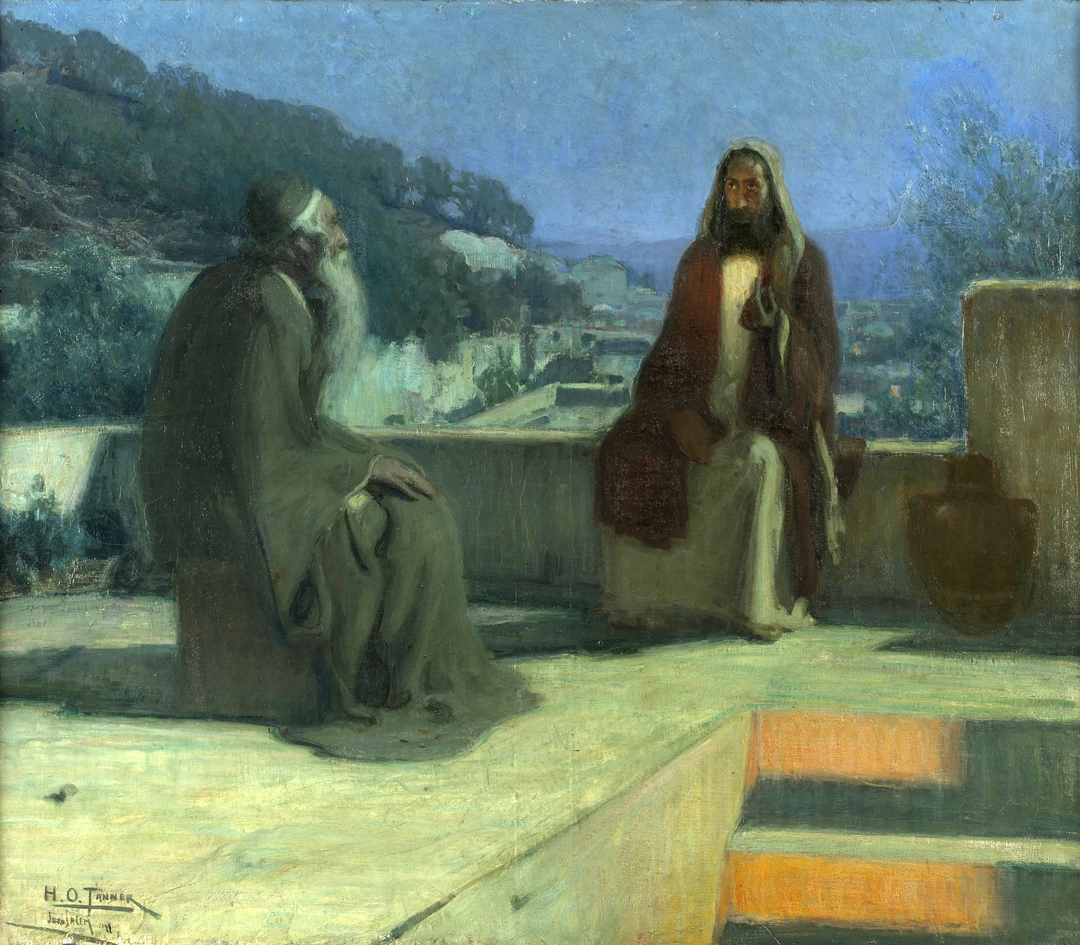 Nicodemus, 1899 Oil on canvas, 33 11/16 x 39 1⁄2 in. Pennsylvania Academy of the Fine Arts, Philadelphia, Joseph E. Temple Fund, 1900.1