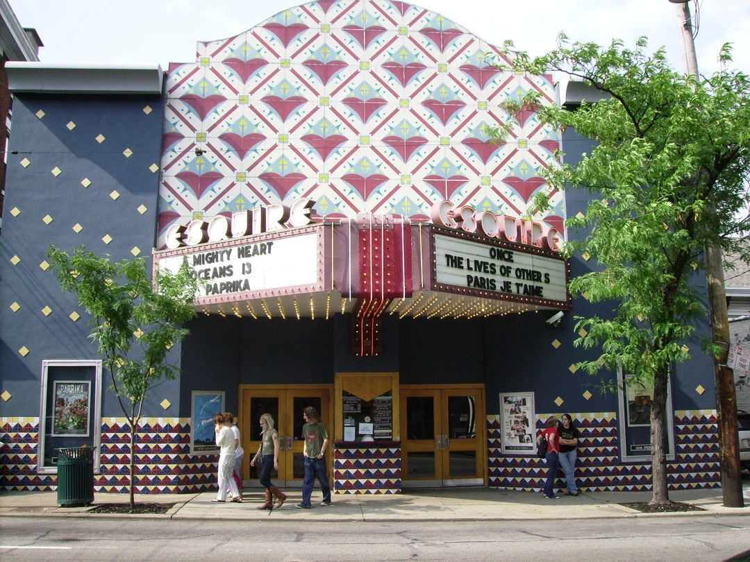 The Esquire Theatre, Clifton, Cincinnati, Ohio, one of the screening venues for the ReelAbilities Film Festival. Photograph, 2007, by Keith Lanser, public domain via Wikimedia Commons. (Related image located during this archive's reconstruction.)