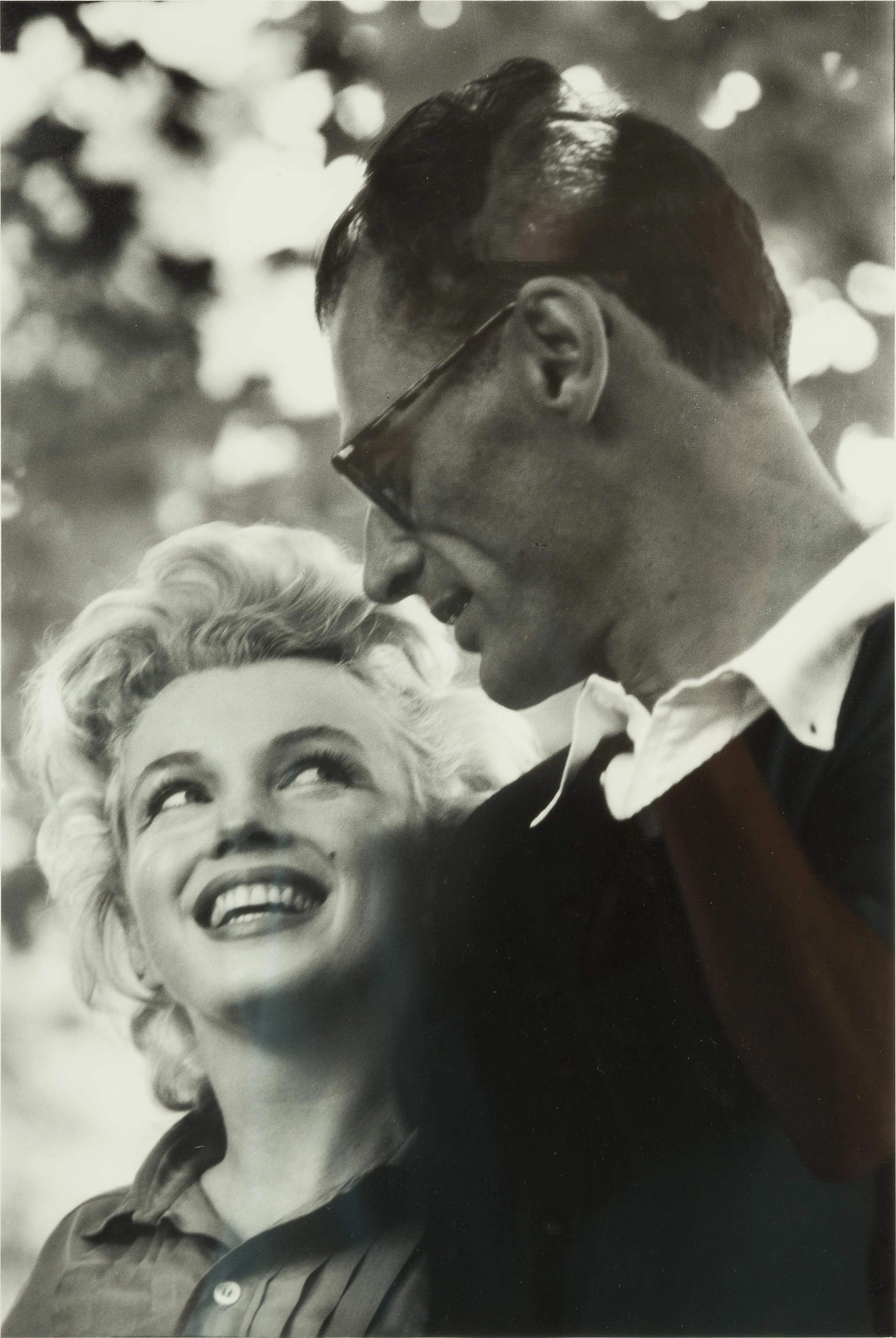 Marilyn Monroe and Arthur Miller. Photograph by Ken Heyman.