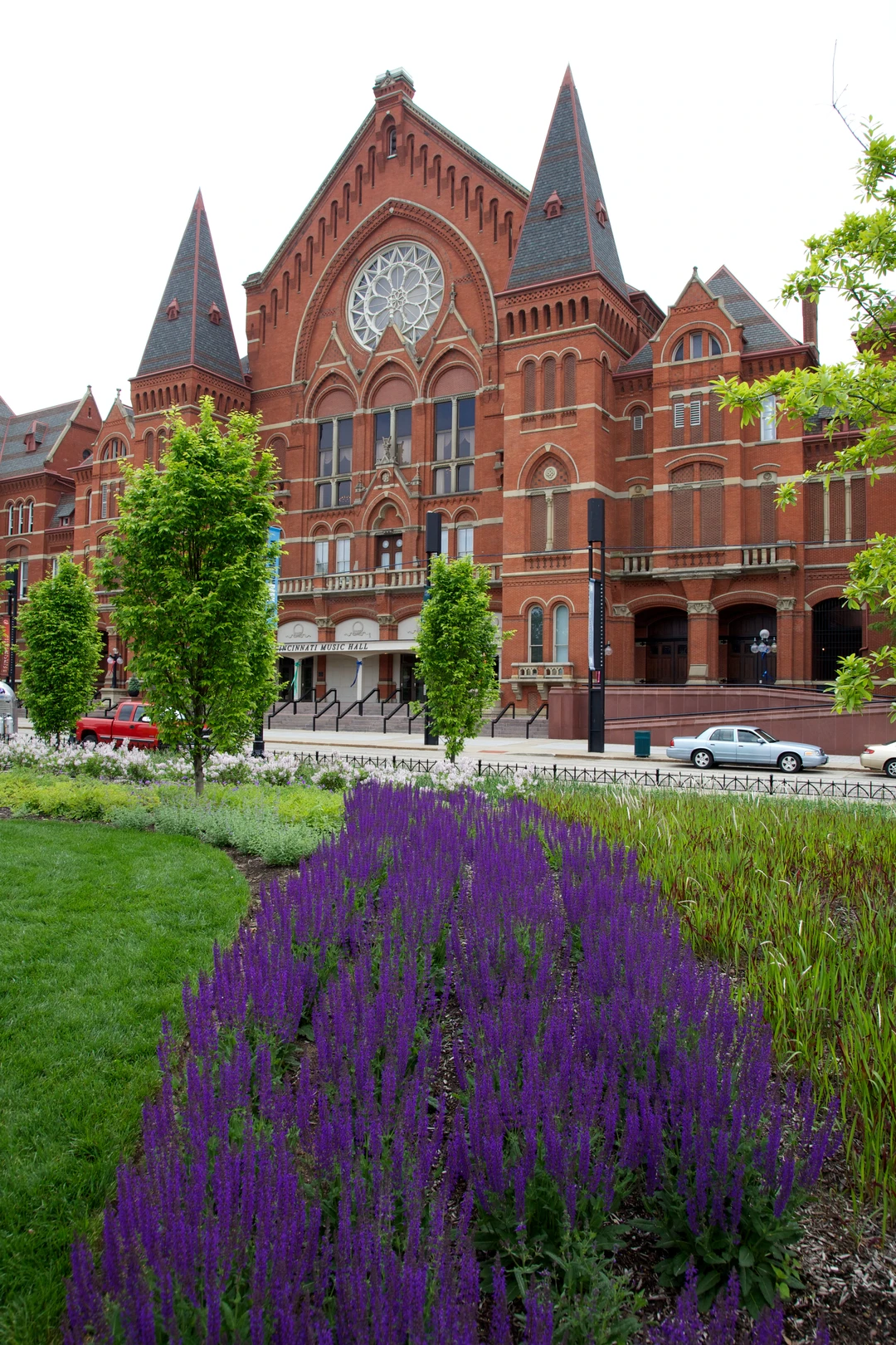Washington Park and Cincinnati Music Hall in Over-the-Rhine, Cincinnati