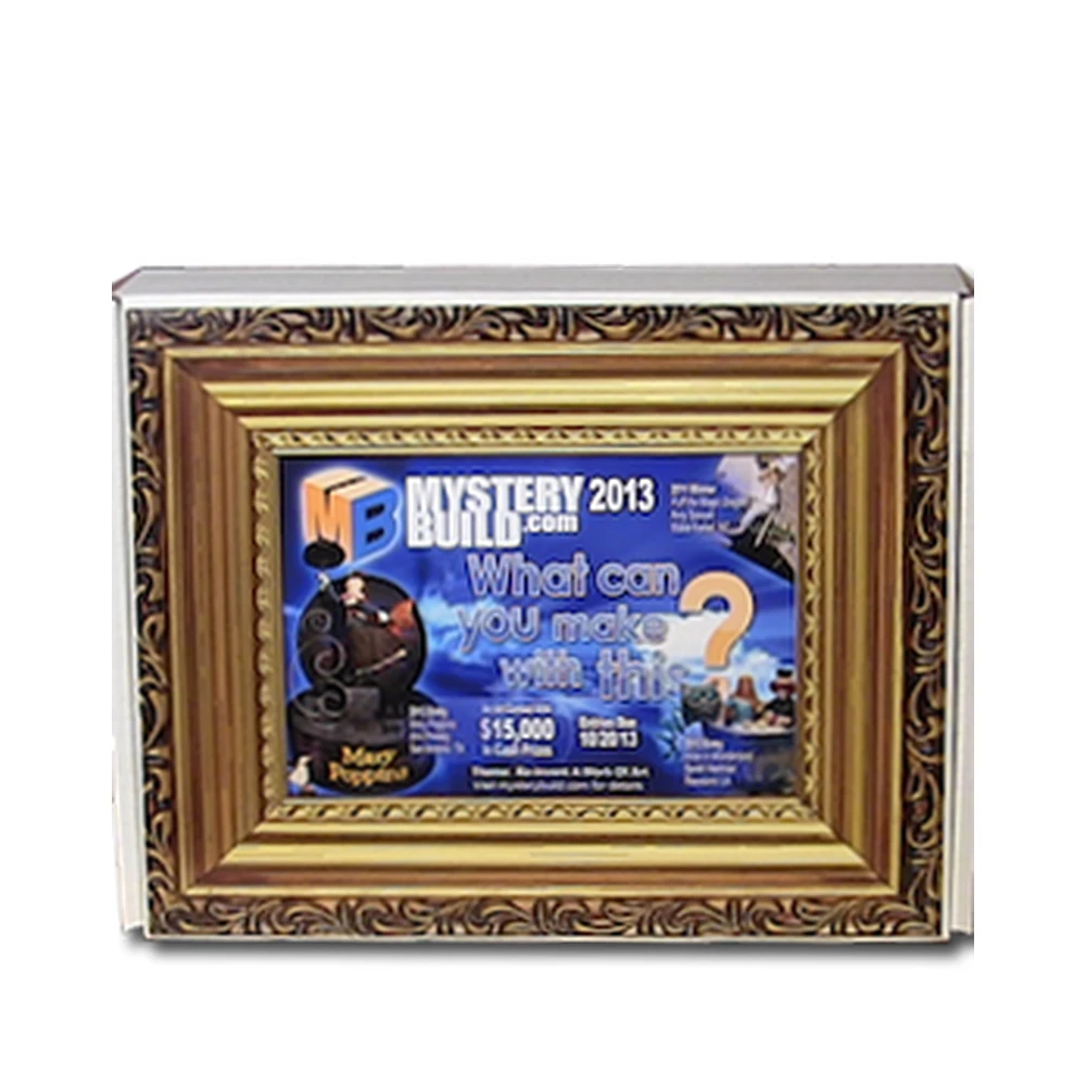 Detail of the 2013 Mystery Build Materials Kit box