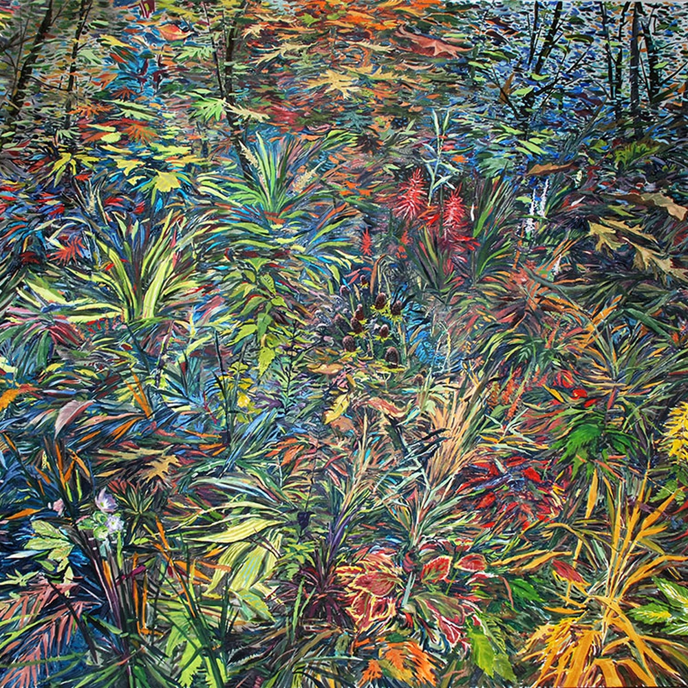 Robert Robbins, Tangle. Square crop from artist catalog; Lanczos enlargement only31.23%. (Related image located during this archive's reconstruction.)